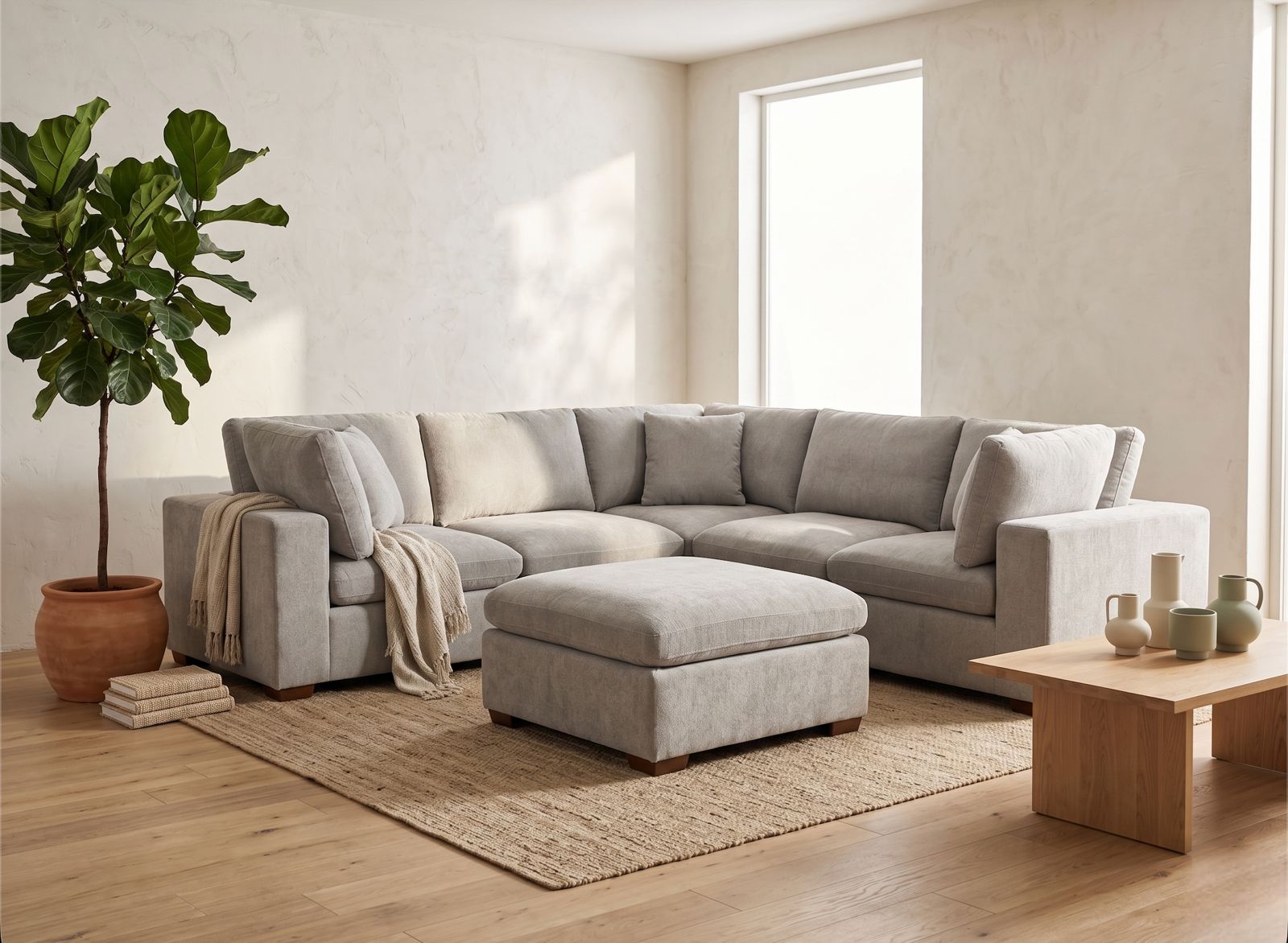 Stone Cloud 5-Piece Modular Set